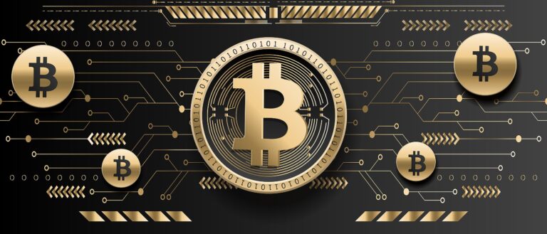 2560px Bitcoin BTC golden coin with the symbol
