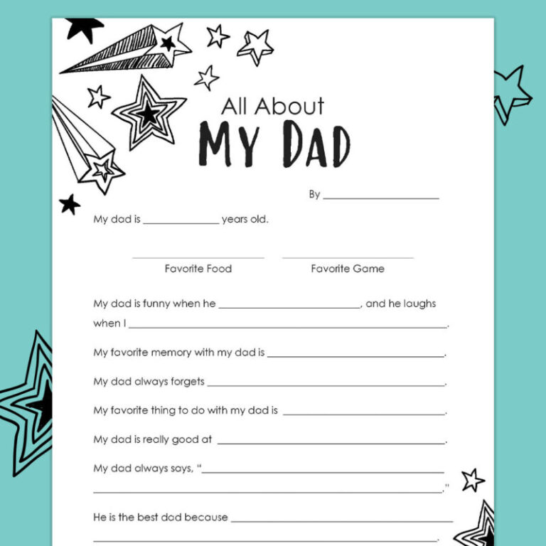 Fathers Day Printable 800x800