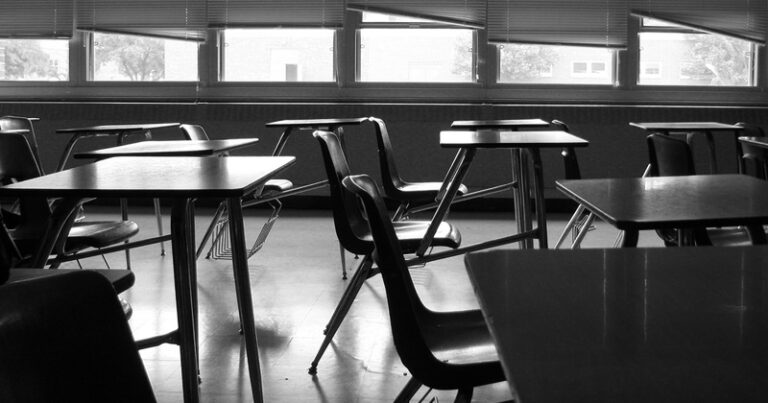 empty classroom