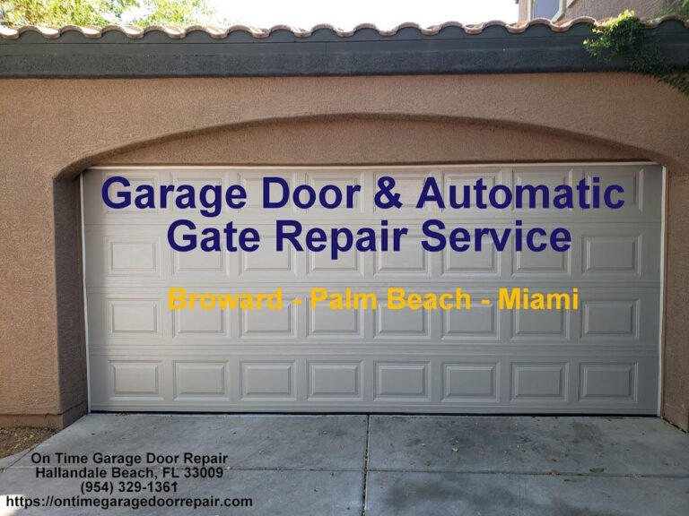 On Time Garage Door Repair 1